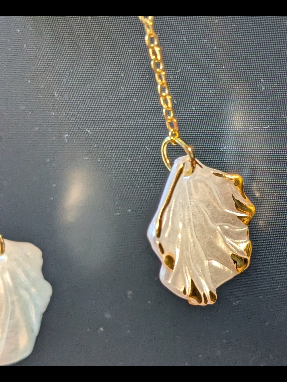 Indigenous Created Elegant Floral Dentalium Shell Statement Earrings - Picture 6 of 11